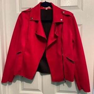 Stylish Philosophy Red Women's Jacket